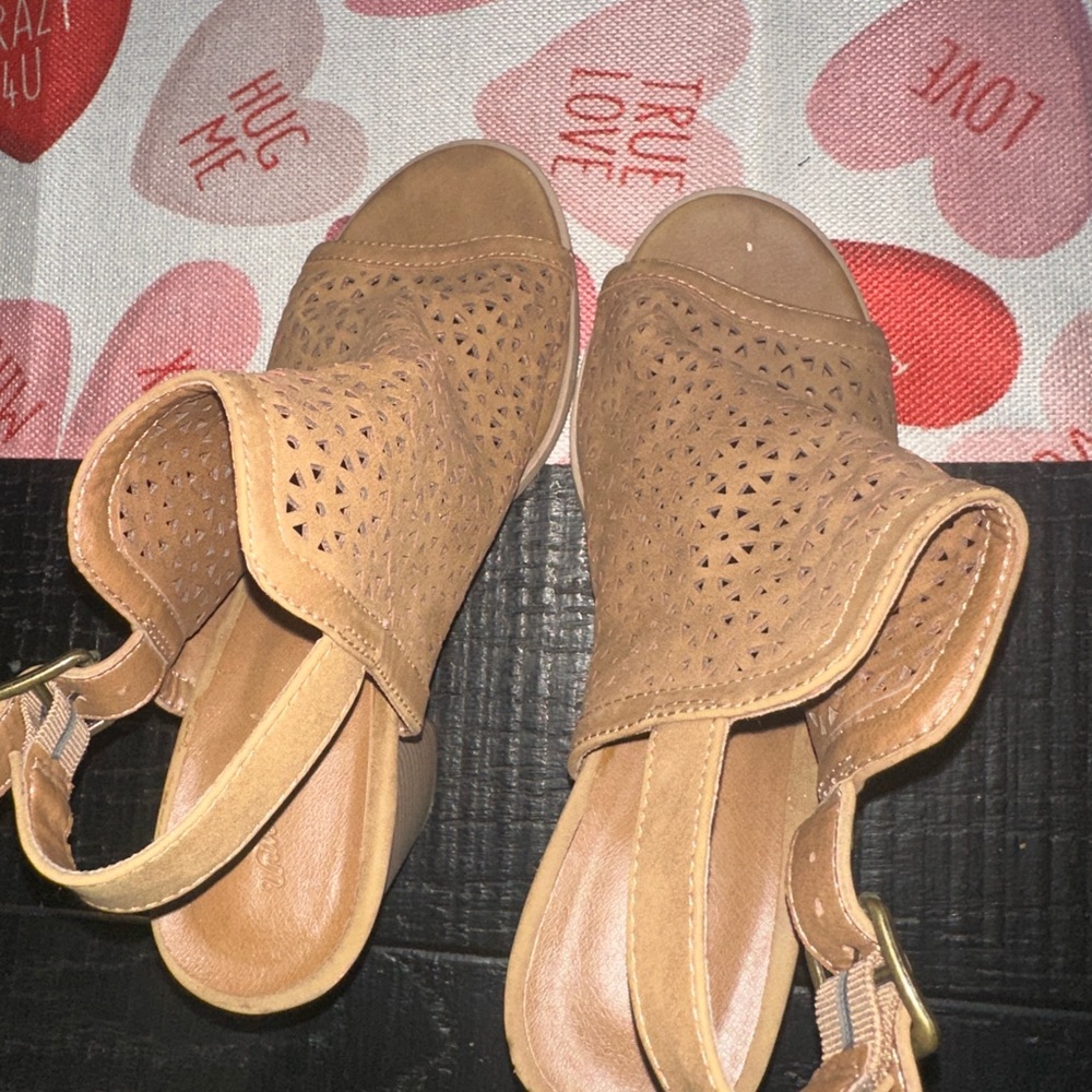 Brown heels